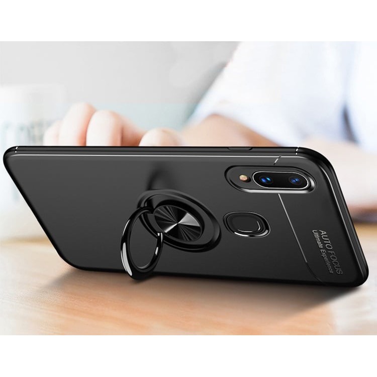 Ốp Lưng Auto Focus SAMSUNG GALAXY A10Cao Su Bracket Iring