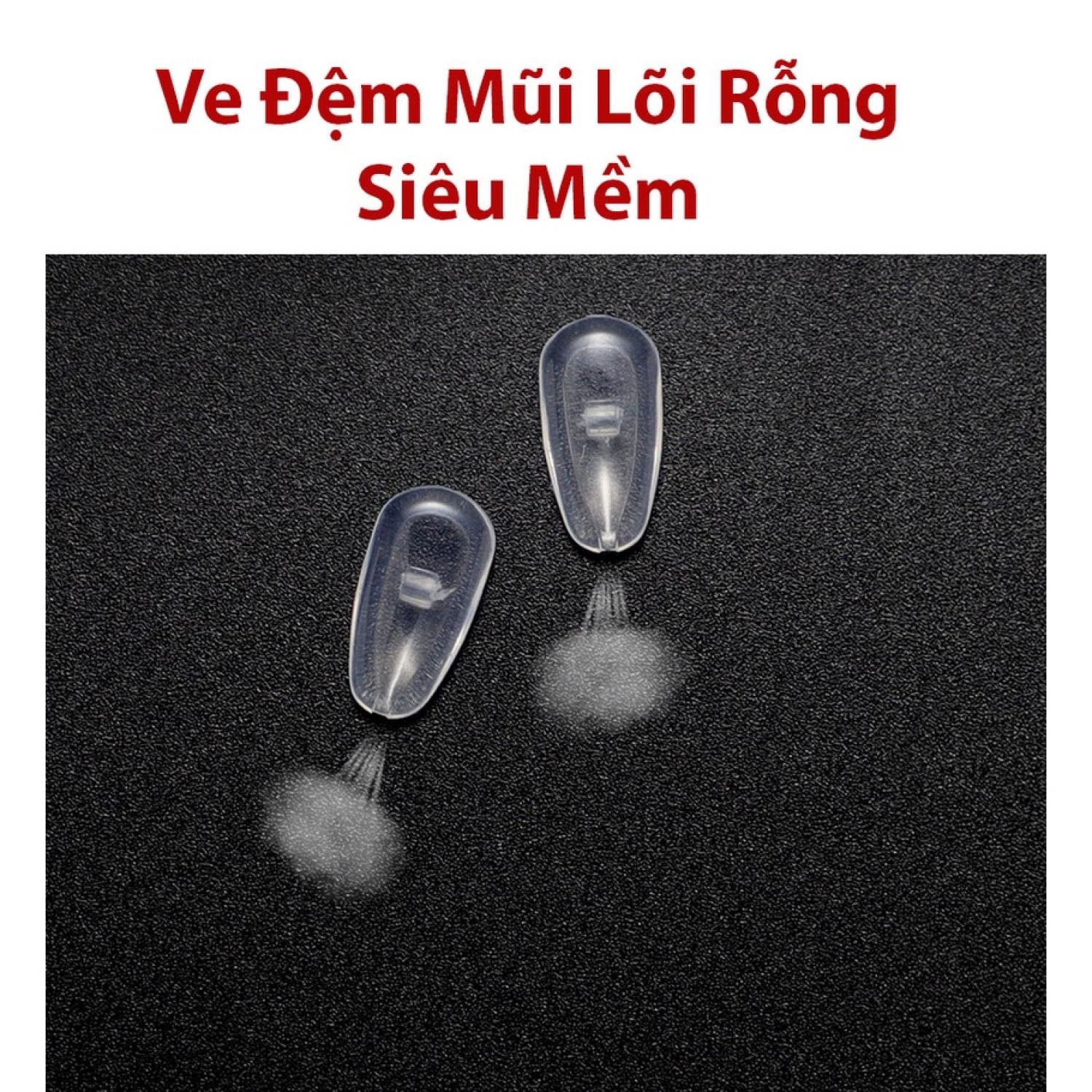 (1 cặp) Miếng đệm mũi mắt kính/ve kính Silicone siêu mềm