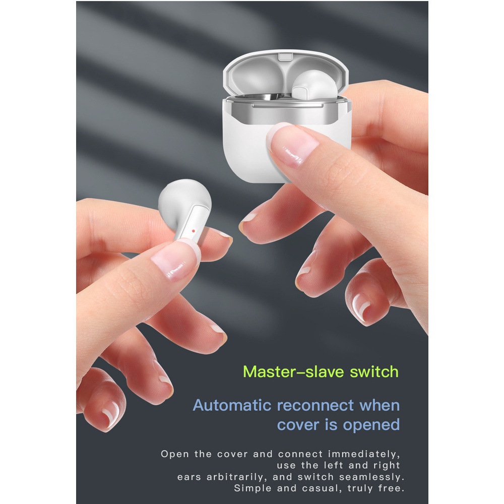 Tai nghe bluetooth gaming chính hãng có mic chống ồn  Air1 tai nghe nhét tai không dây chơi game kiểu dáng thể thao mới. tai nghe bloutooth không dây