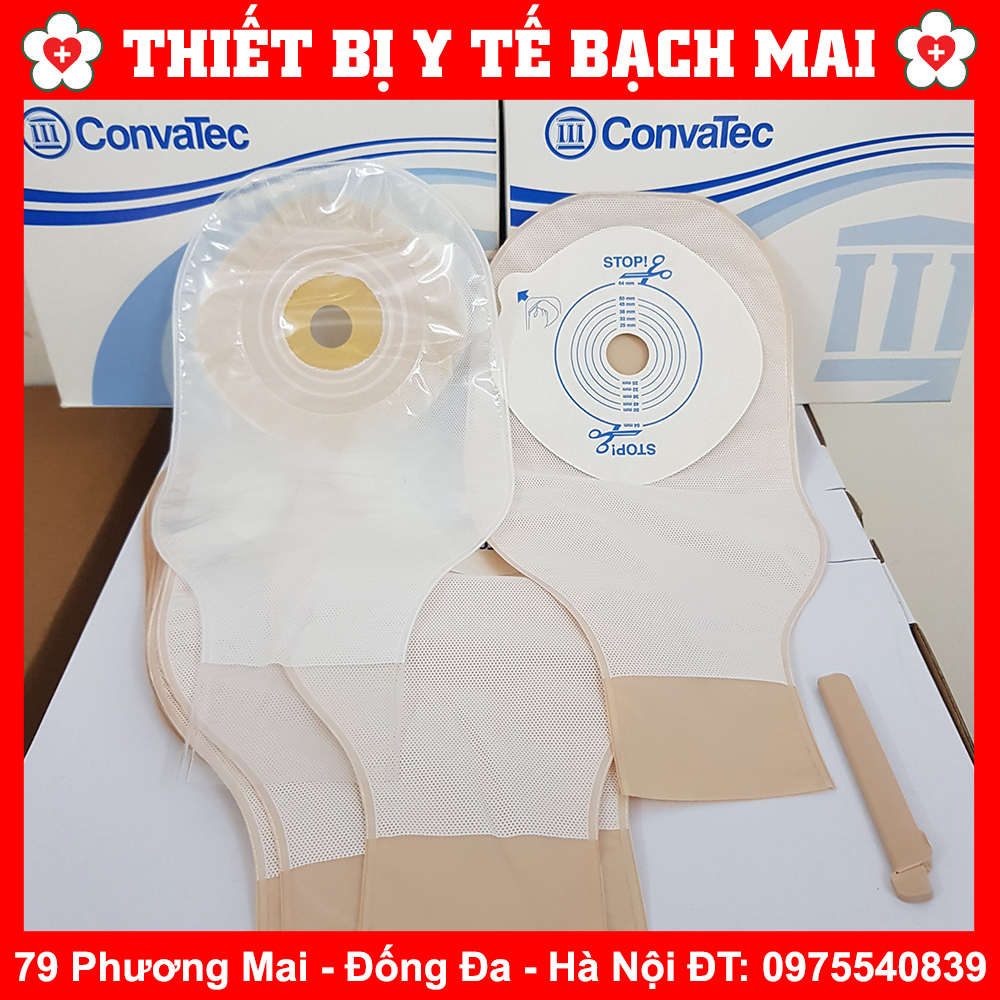 COMBO 10 Túi Hậu Môn Nhân Tạo Convatec Trong