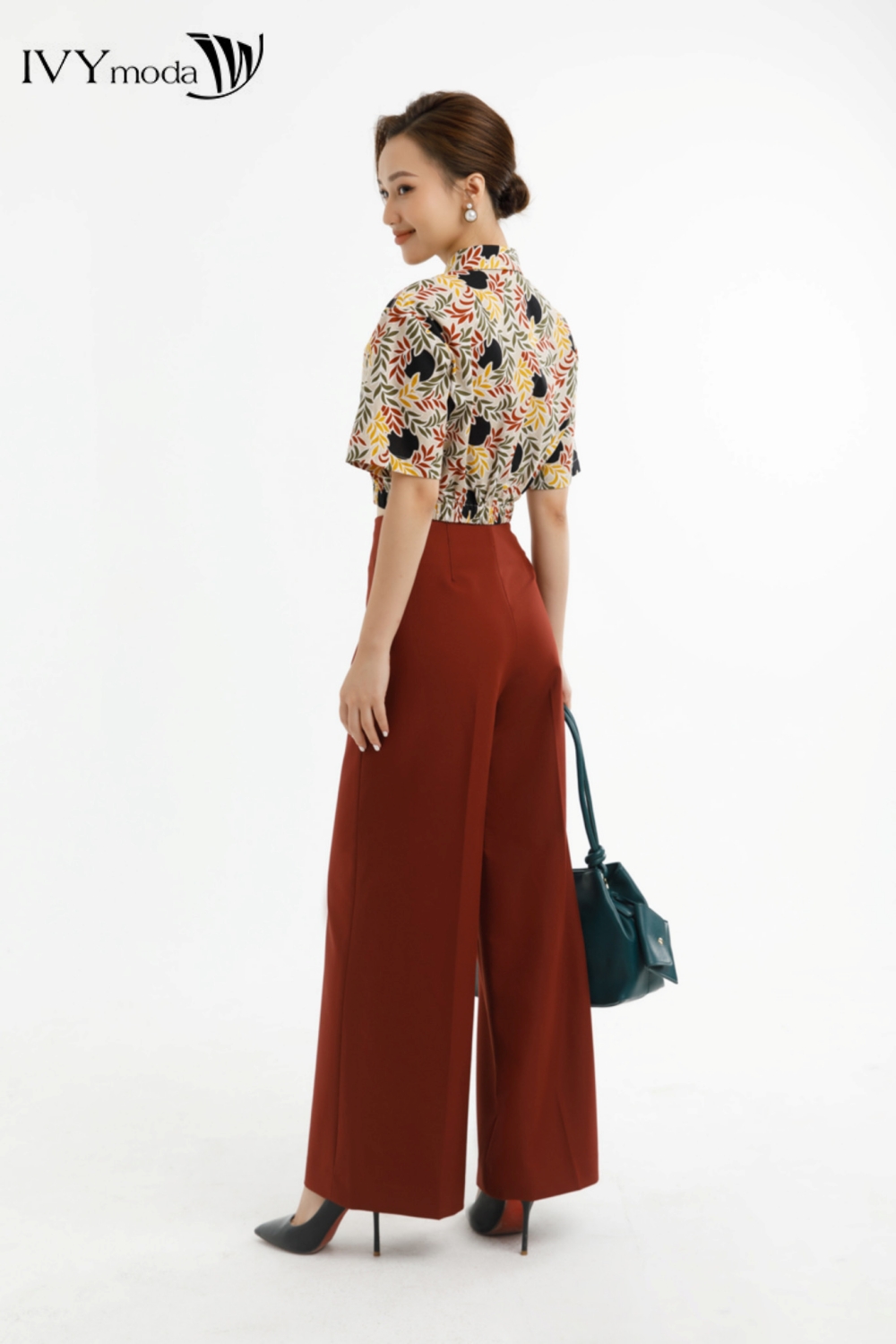Quần dài ống rộng IVY moda MS 22M7617