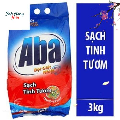 [HCM] Bột giặt nhiệt Aba Sạch tinh tươm 3kg