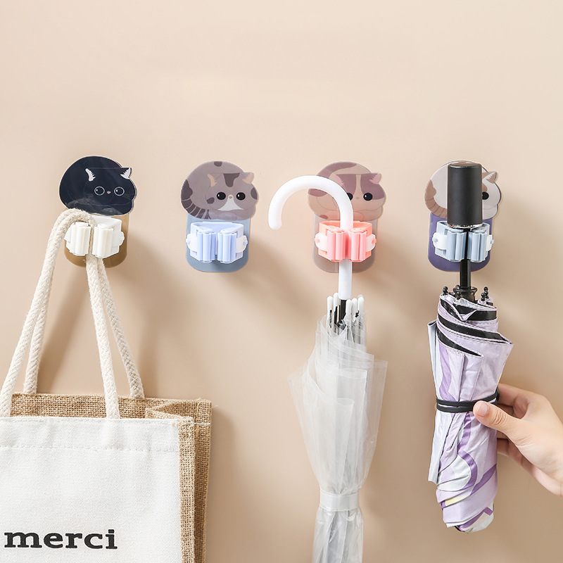 Combo móc dán tường trong suốt chịu lực