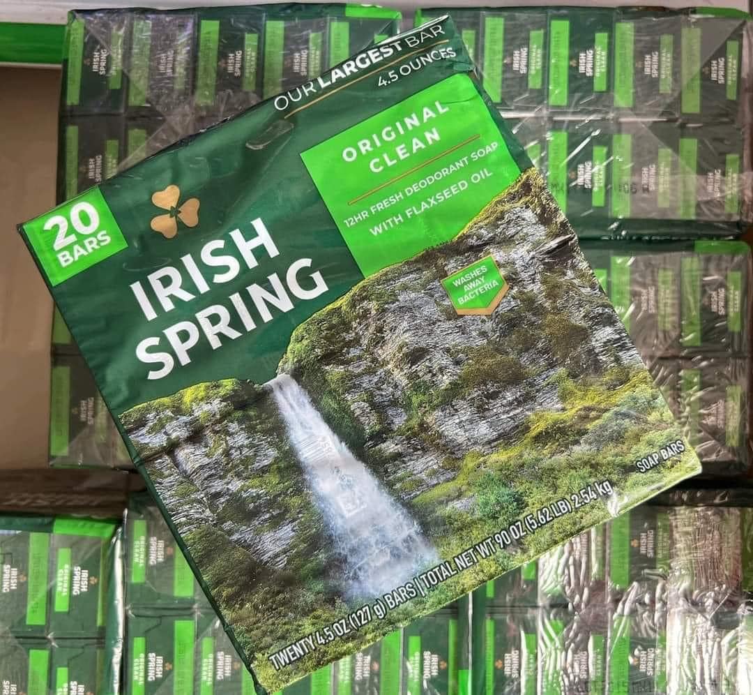 Lốc 20 xà bông cục irish spring 113g/cục