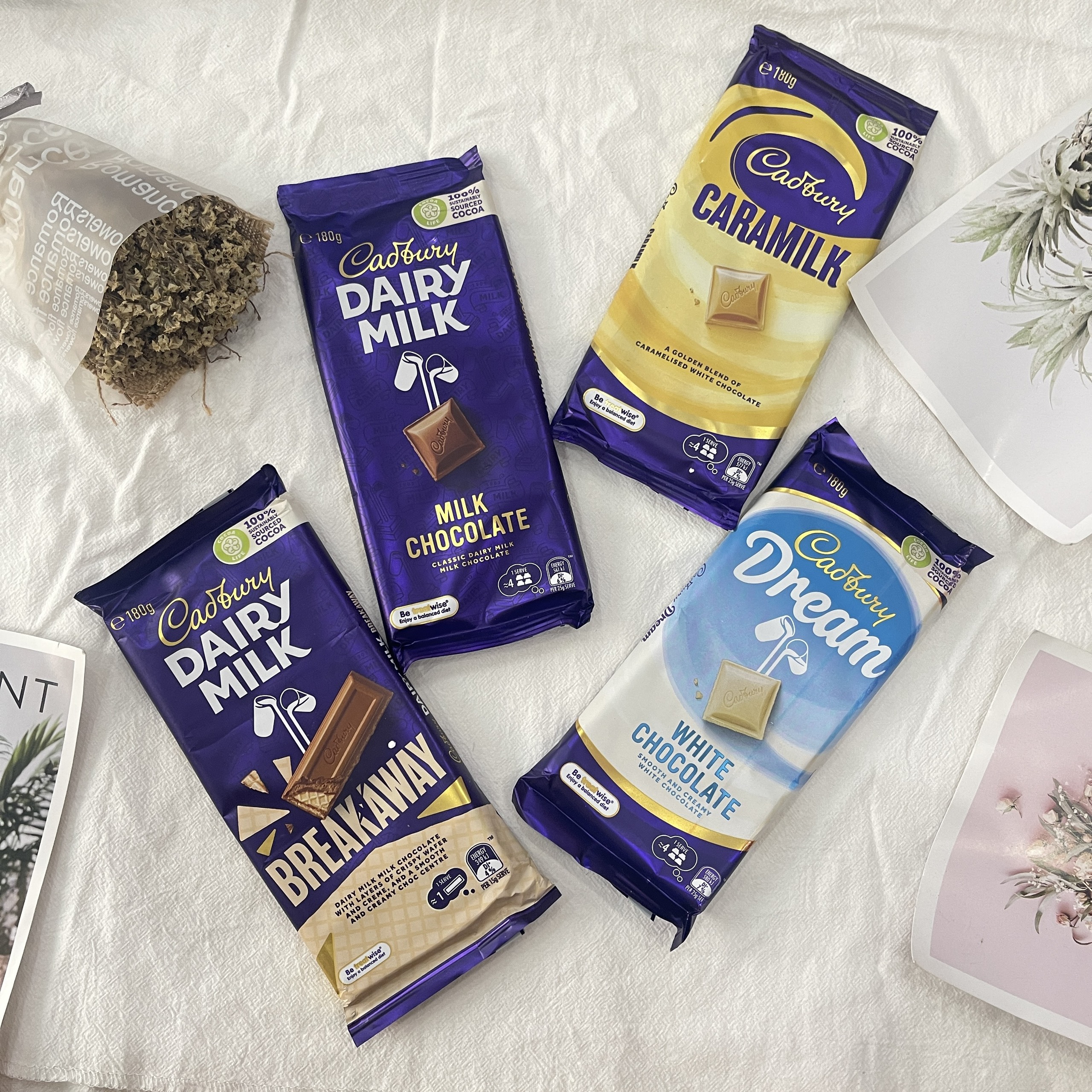 Socola Cadbury DAIRY MILK dạng thanh 180gram nhập Úc