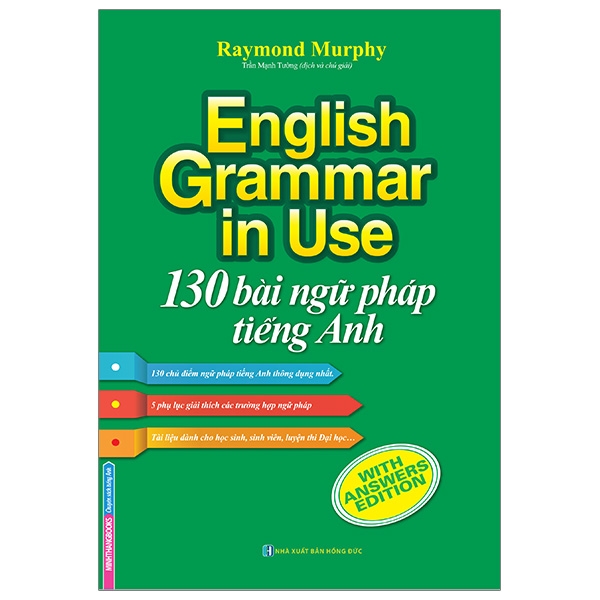 >> SO SÁNH GIÁ ENGLISH GRAMMAR IN USE BOOK W ANS | Shopee Lazada Sendo Tiki | Nên mua ở đâu rẻ nhất 88 Fahasa - English Grammar In Use - 130 Bài Ngữ Pháp Tiếng Anh