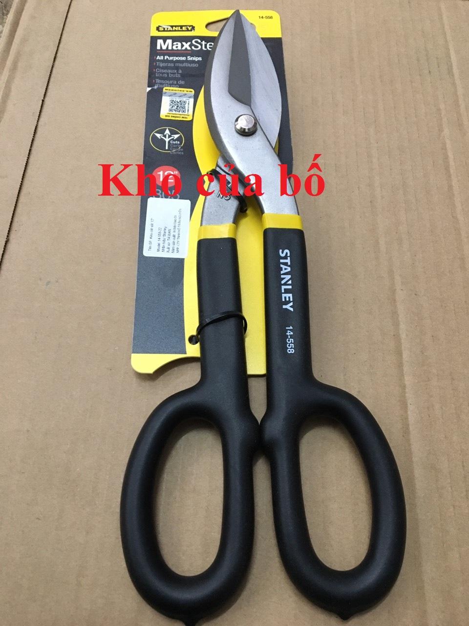 Kéo cắts tôn 12 inch stanley 14-558-22