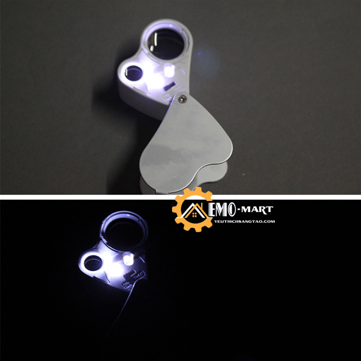 [FreeshipMAX] Kính lúp cầm tay mini 30x- 60x v2