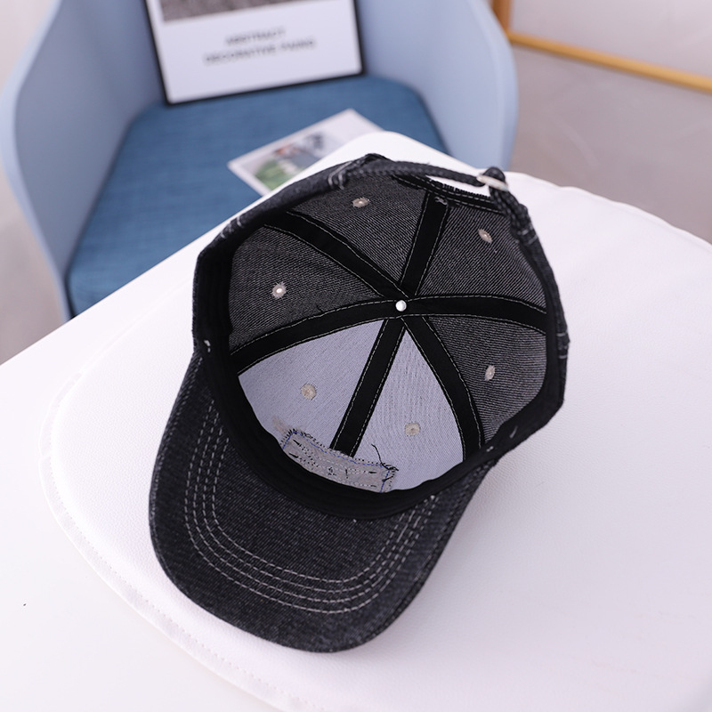 nón kết nón lưỡi trai jean logo cá tính cho bé