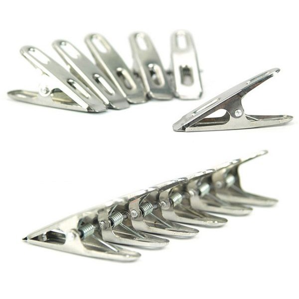 Vỉ 20 Kẹp Quần Áo Inox