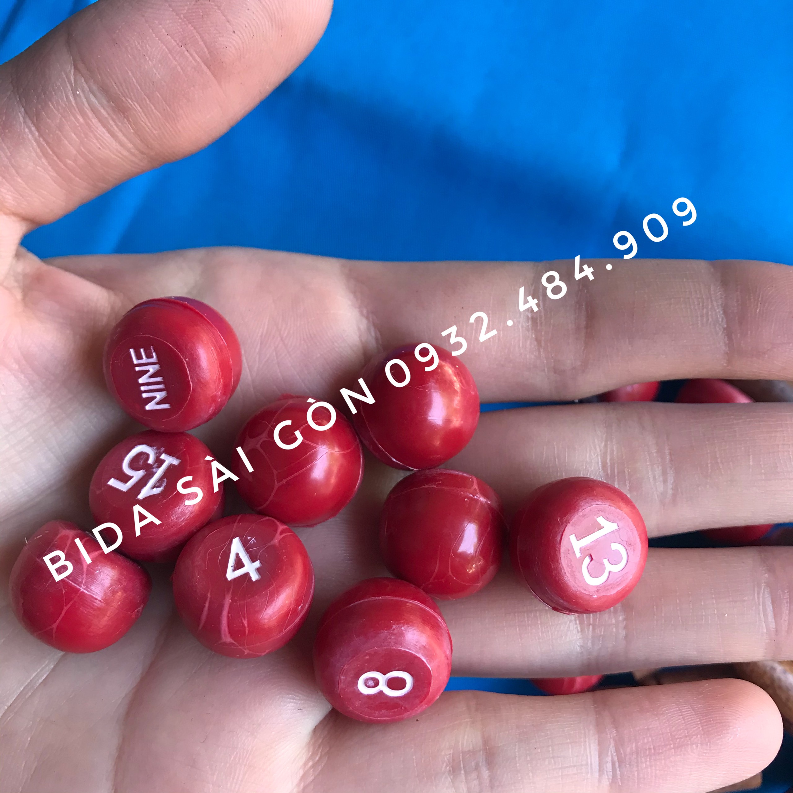 Bộ Ki và Số chơi Bida Dù ( gỗ - nhựa)