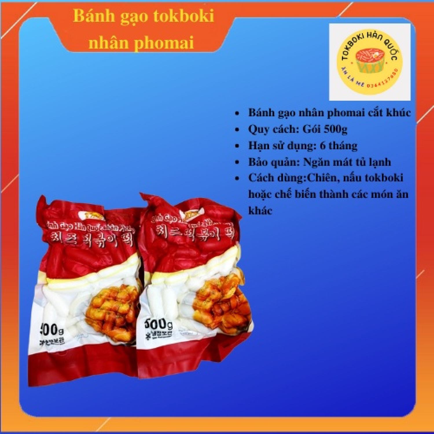 1KG TOKBOKI NHÂN PHOMAI (ĐÃ KÈM SỐT)