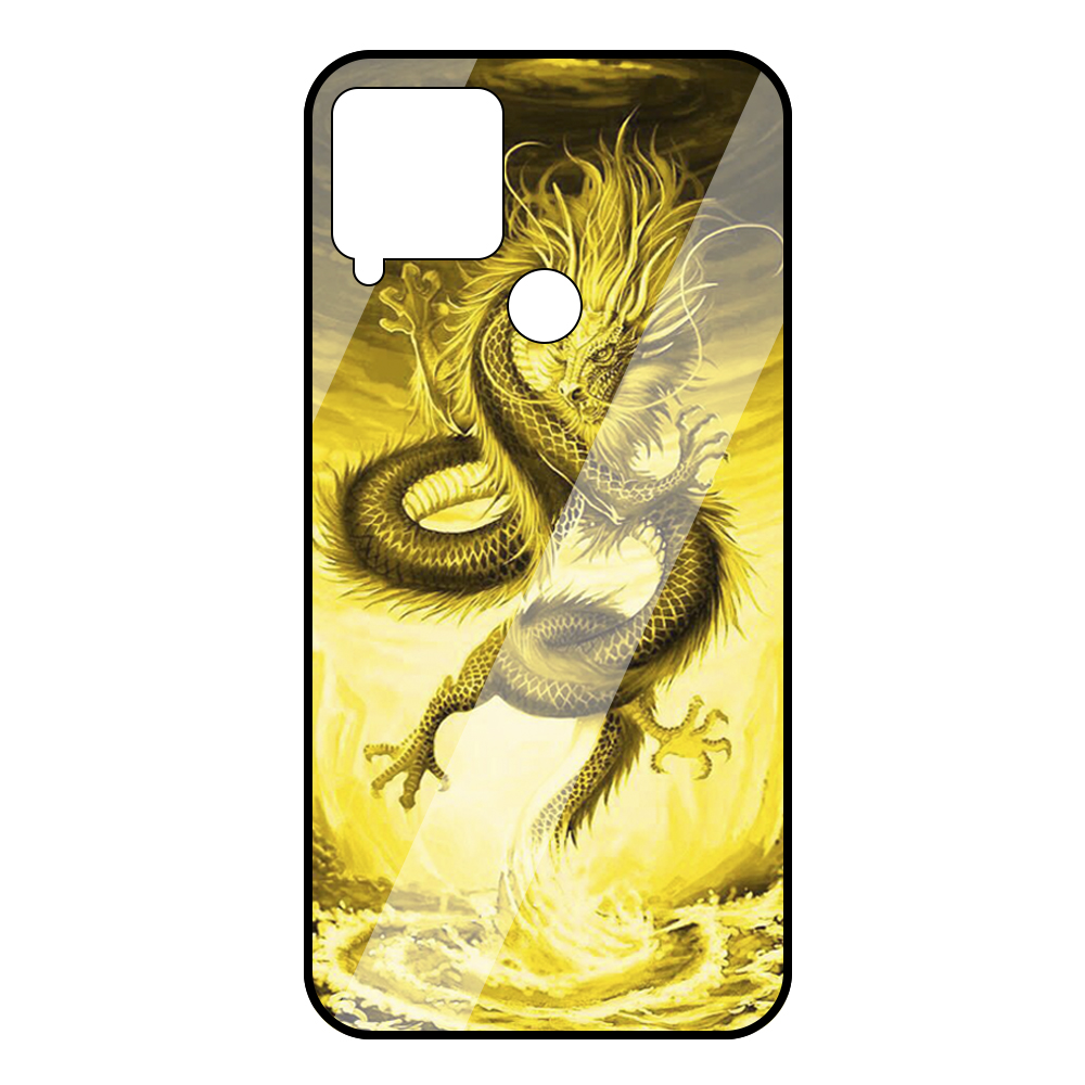 Ốp lưng đủ dòng Realme C1/Realme 5/Realme 6i/Realme C11/Realme 5s/....Hình rồng phong thuỷ kính cường lực 9H chống trầy