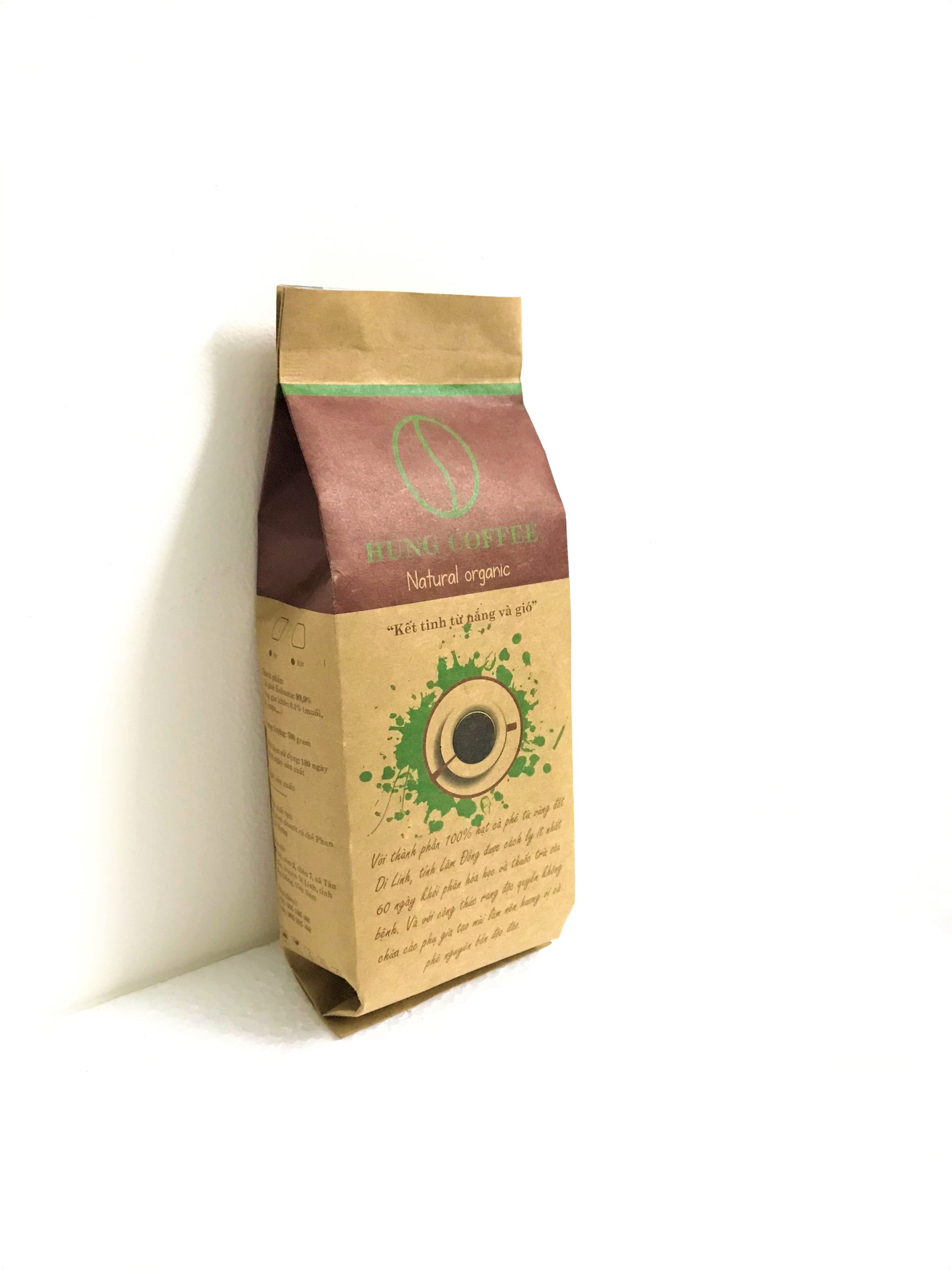 Cà phê bột Robusta Hưng Cofee túi 500 gram
