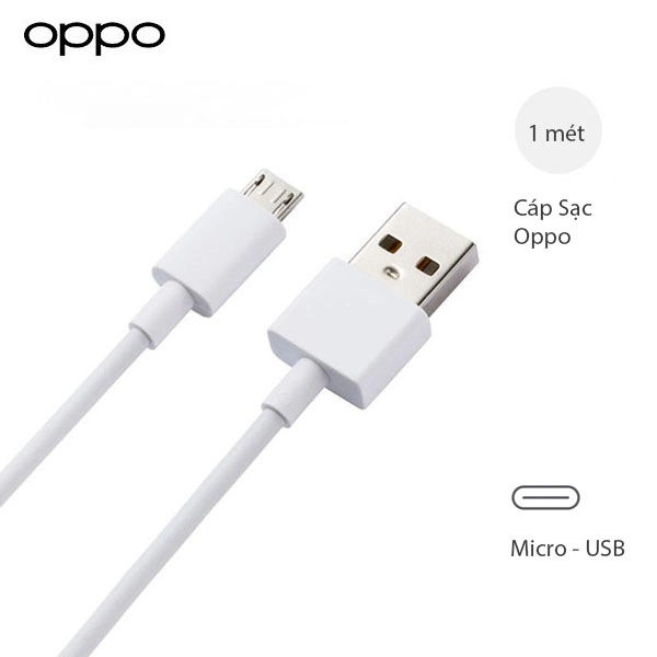 Cáp sạc nhanh Oppo 2A chân Micro