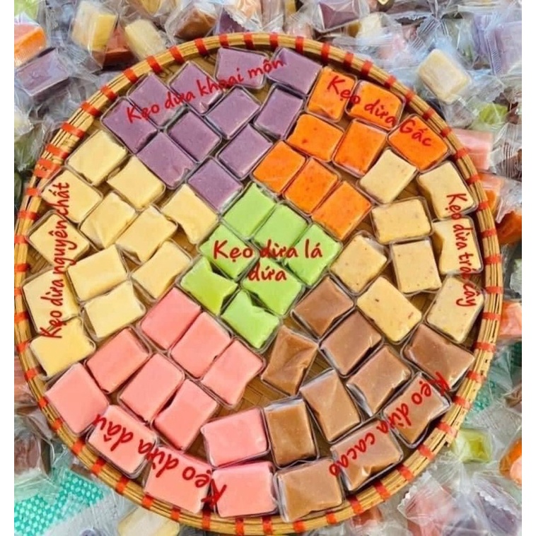 1Kg Kẹo Dừa Mix Vị