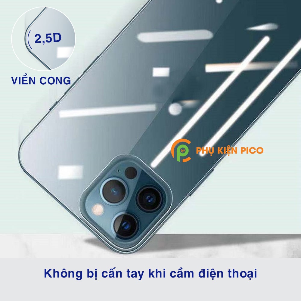 Cường lực lưng Iphone 11 Pro / 12 Pro / 13 Pro Max độ cứng 9H full mặt lưng - Dán lưng Iphone 13 Pro / Iphone 14 Pro Max / 15 Plus / 15 Pro Max