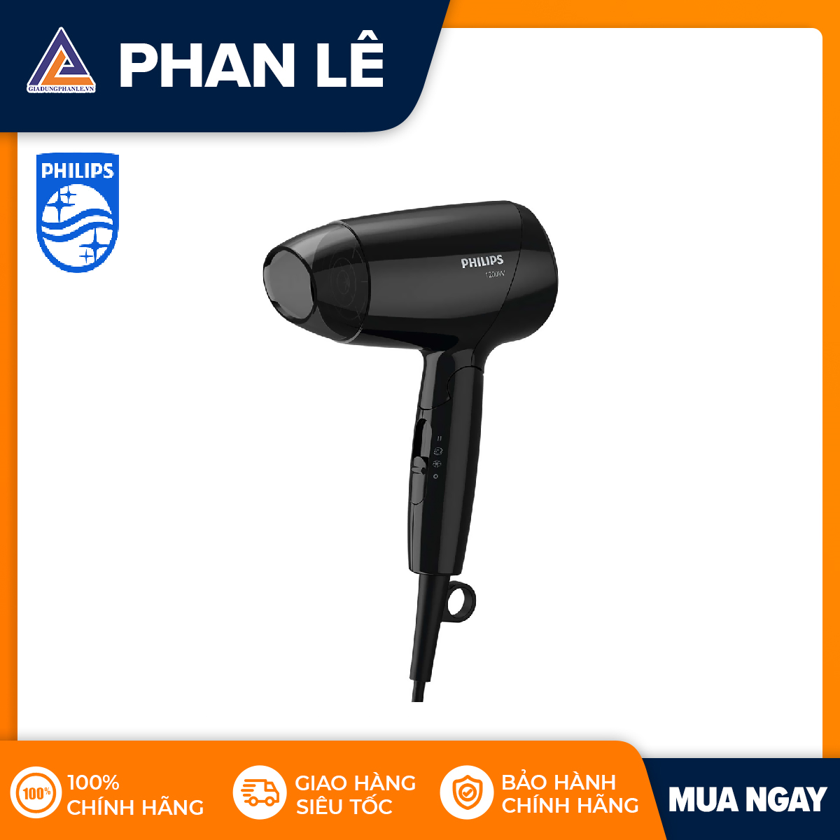 Máy sấy tóc philips bhc010/10