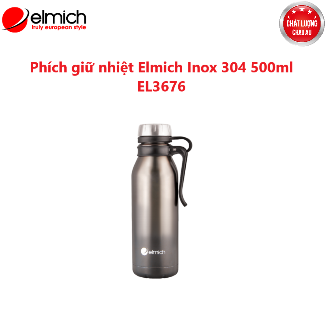 (Chỉ 25-29.10)Phích giữ nhiệt Elmich Inox 304 500ml…