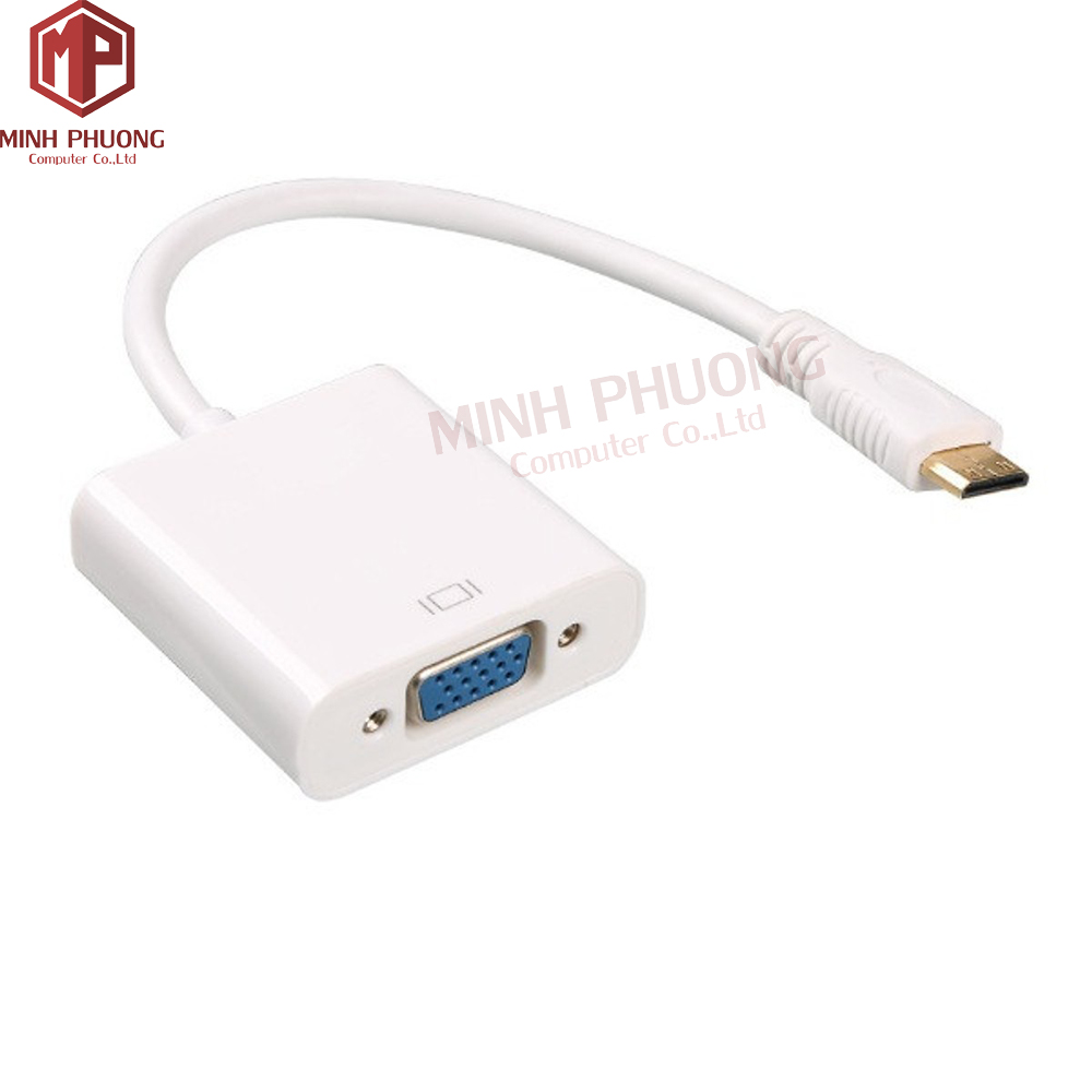 Dây HDMI sang VGA Trắng 20cm
