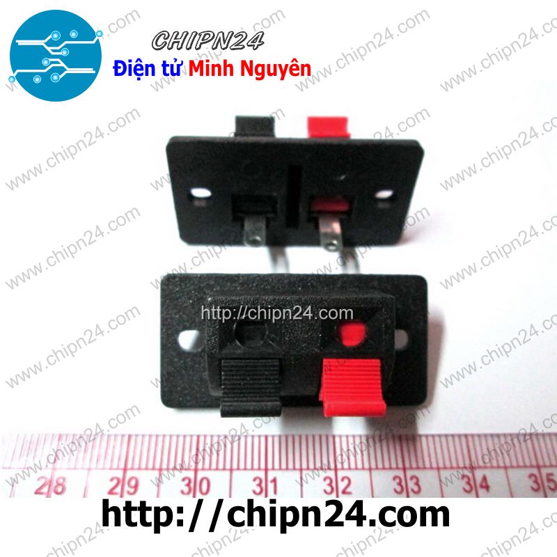 [2 cái] (H97) Trạm kẹp loa 2 chấu