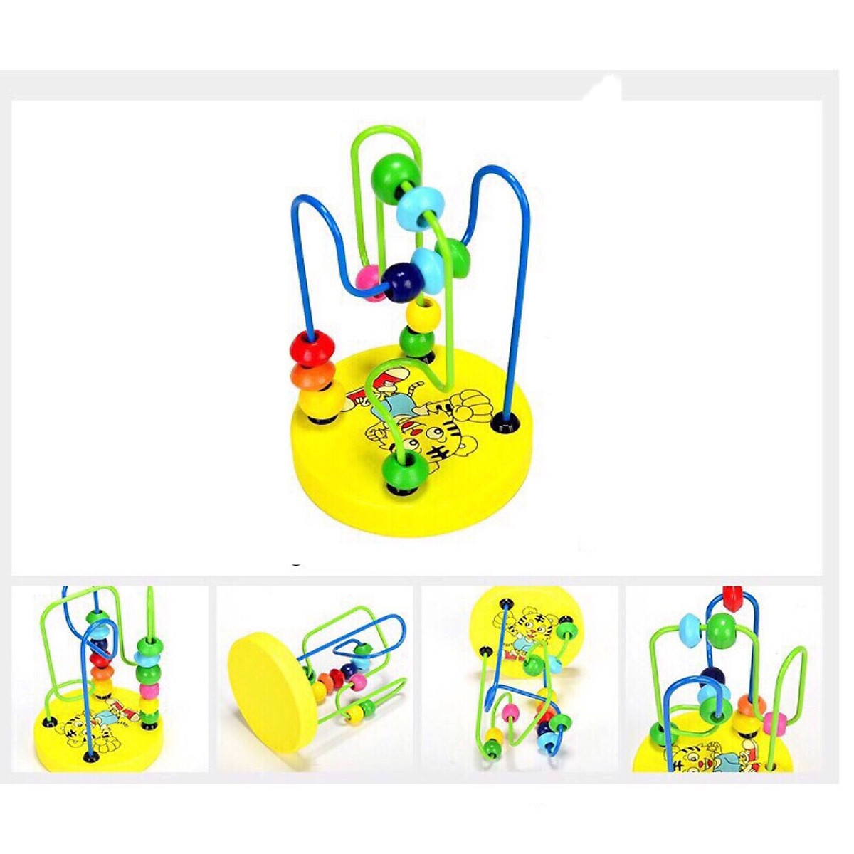 Đồ chơi gỗ luồn hạt- Đồ chơi trí tuệ phát triển tư duy