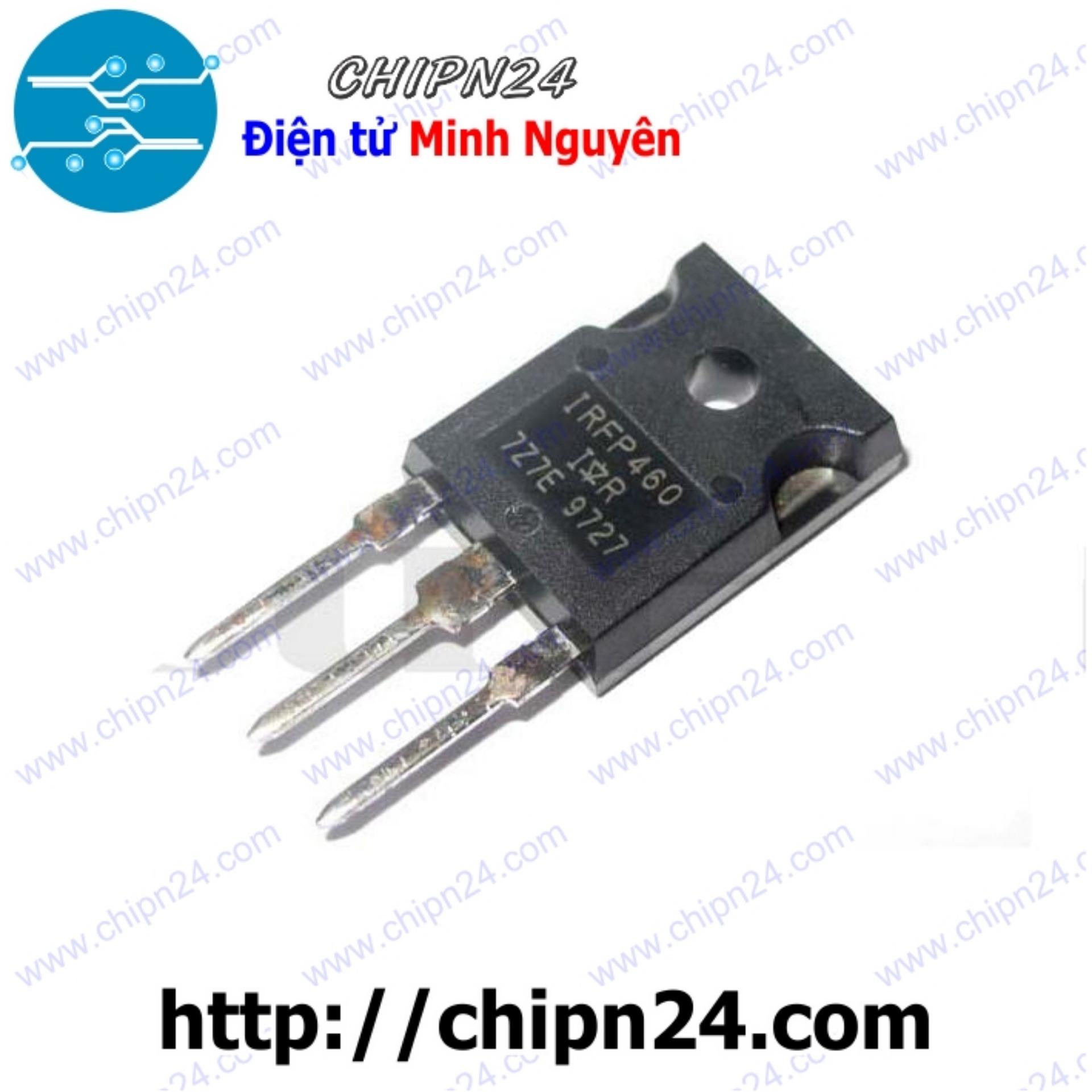 [1 con] (KT1) Mosfet IRFP460 TO-247 20A 500V Kênh N (IRF460 460)