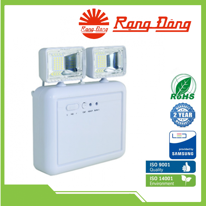 Đèn LED Chiếu sáng Khẩn cấp Rạng Đông Model: D KC03 8W Trắng