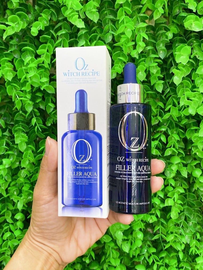 Serum filler aqua kết hợp peptide oz witch recipe 60ml - siêu căng bóng thu nhỏ lỗ chân lông - 10045