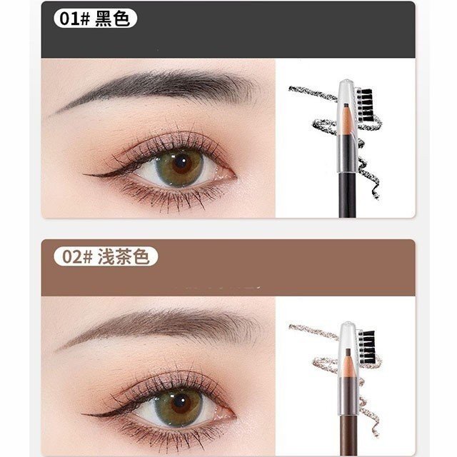 Chì xé kẻ mày wodwod cứng phẩy sợi eyebrow pencil sắc nét 2mm