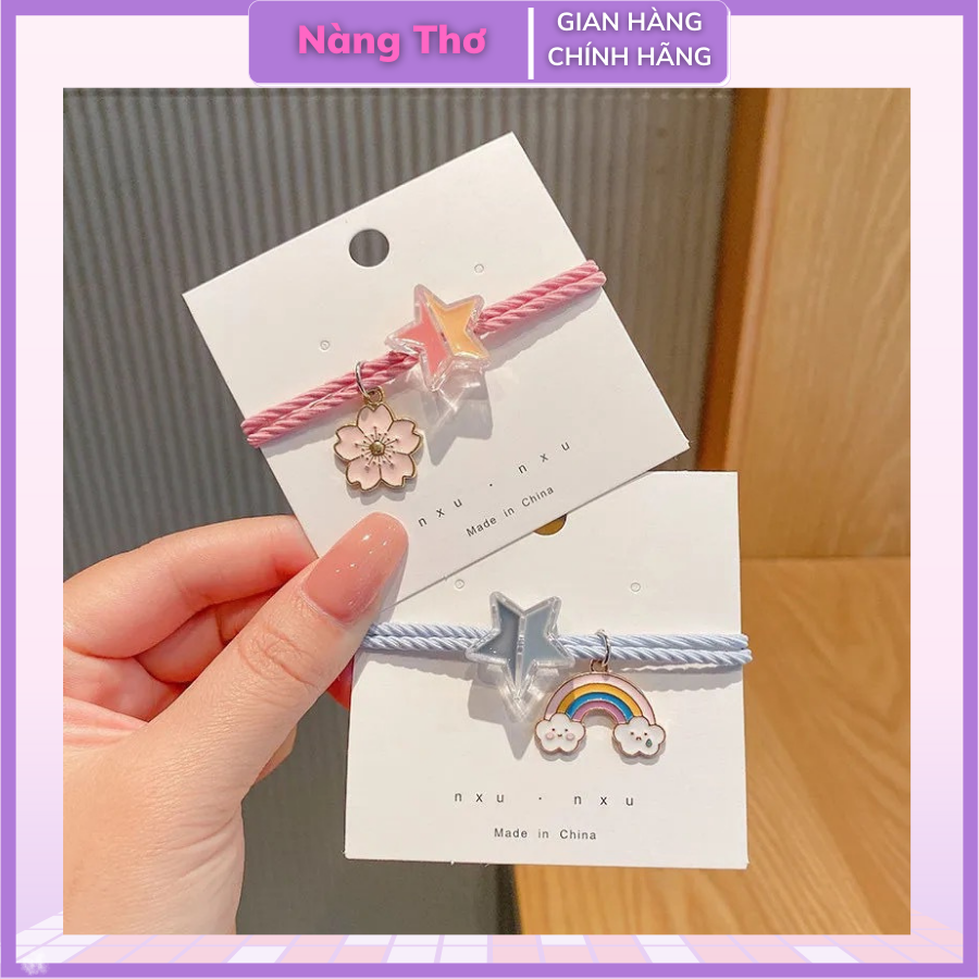 Dây Cột tóc ngôi sao Hàn Quốc Cho Nữ