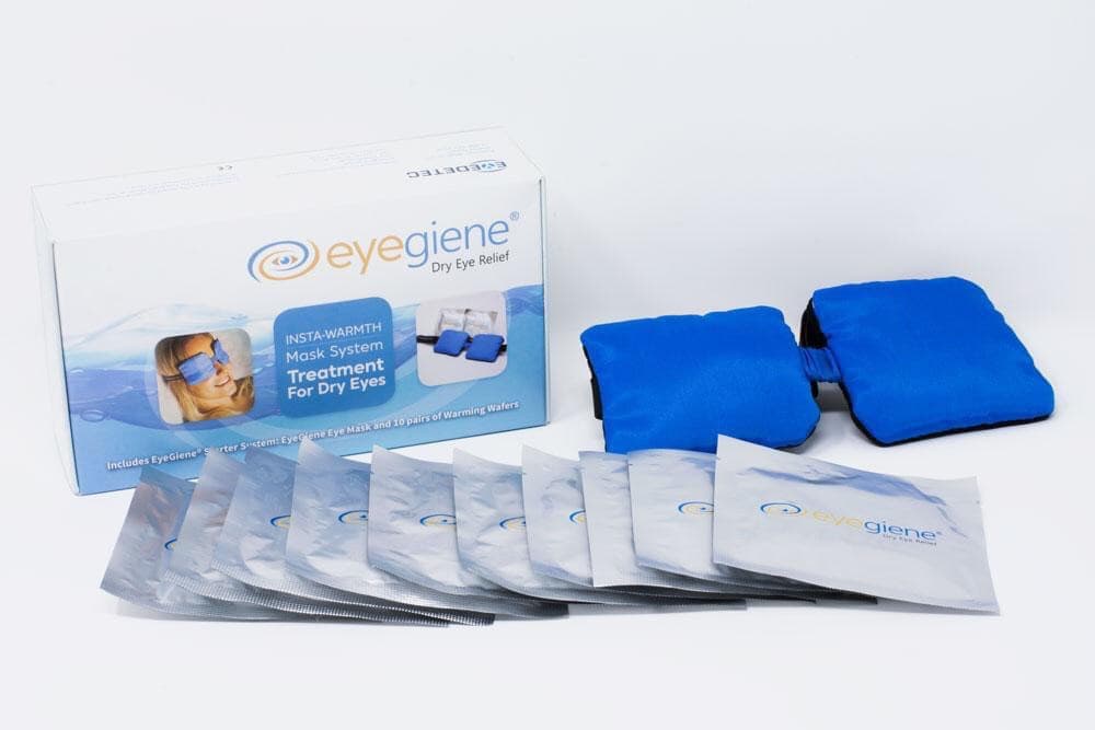 HỘP BĂNG và 10 MIẾNG CHƯỜM ẤM MẮT EYEGIENE - Hỗ trợ giảm thâm mắt, che mắt giảm căng thẳng, khô mắt, đau mắt, lẹo, mỏi mắt