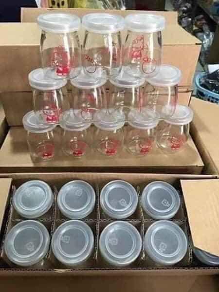 12 HŨ THỦY TINH LÀM SỮA CHUA