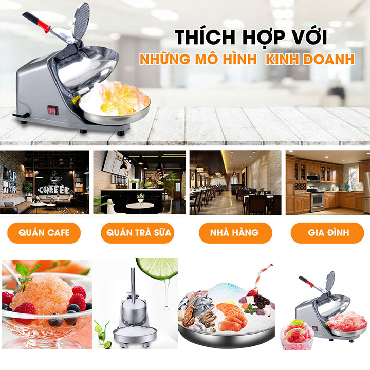 Máy Bào Đá, xay đá nhập khẩu siêu bền