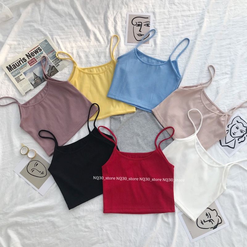 ÁO 2 DÂY CROPTOP SIÊU XINH CH-NTT