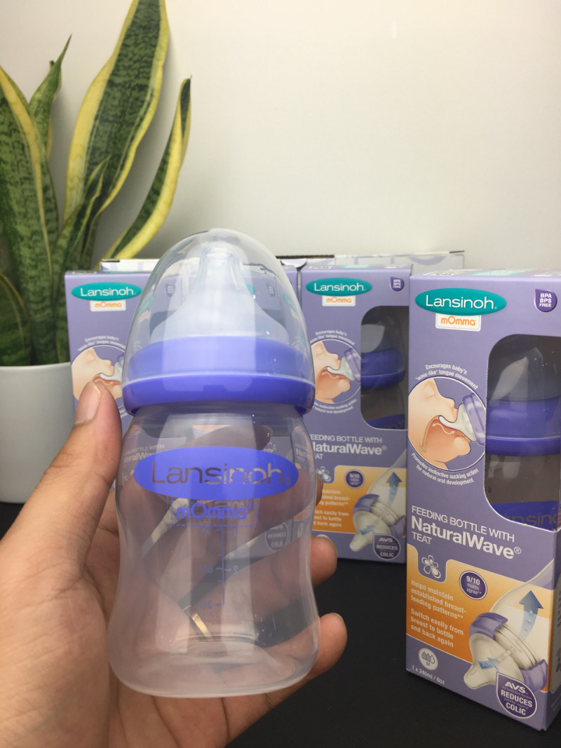 Bình sữa Lansioh Momma 160ml/240ml