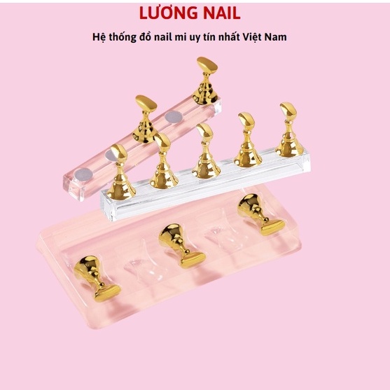 Đế đỡ móng nam châm quân cờ ,gắn móng học làm nail