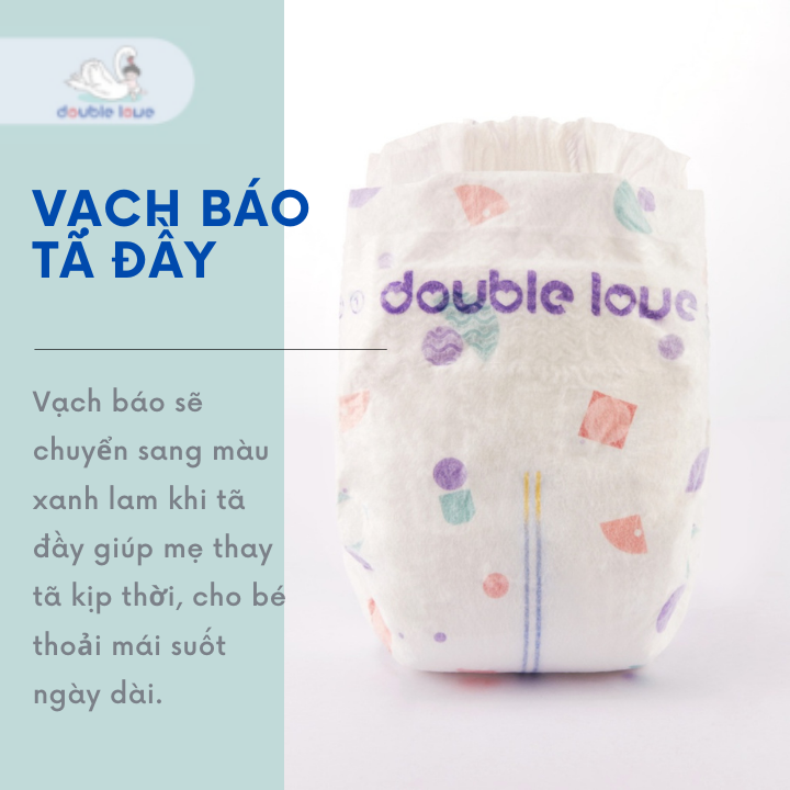 Combo 3 bịch bỉm dán Double Love đủ size S/M/L/XL