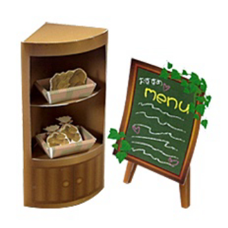 Mô hình giấy 3D tiệm bánh ngọt