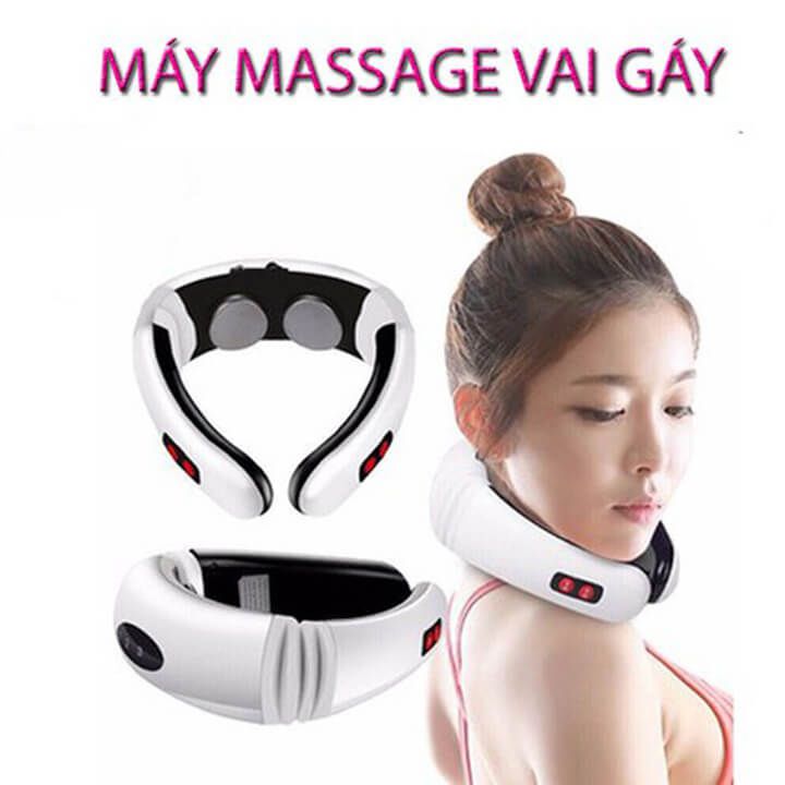 Máy matxa Cầm Tay,máy matxa tự động ,Máy massage cổ vai gáy Xung Điện Từ Cao Cấp,Máy massage cổ vai gáy