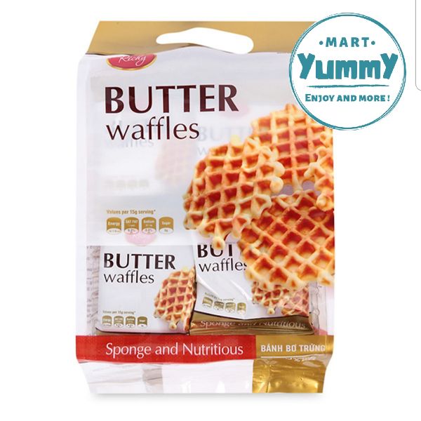 Bánh bơ trứng Butter Waffles Richy 180gram (Bánh Butter Waffles Richy)