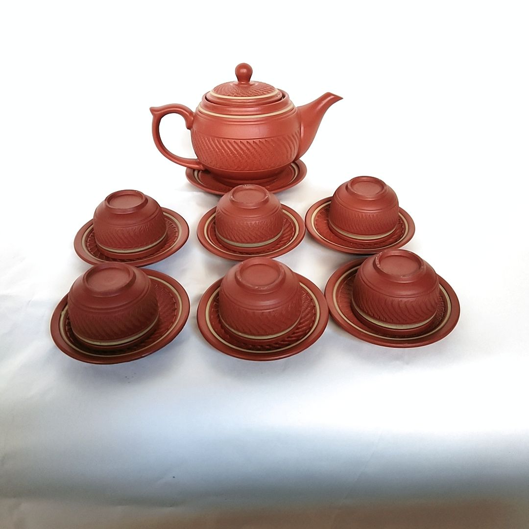 Tusa Ceramic teapot set 250ml - Battrang Vietnam