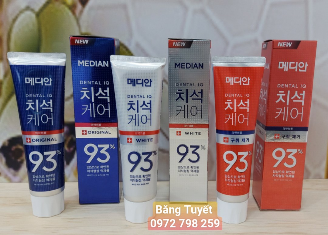 Kem đánh răng MEDIAN 93% Tooth-Paste Hàn Quốc