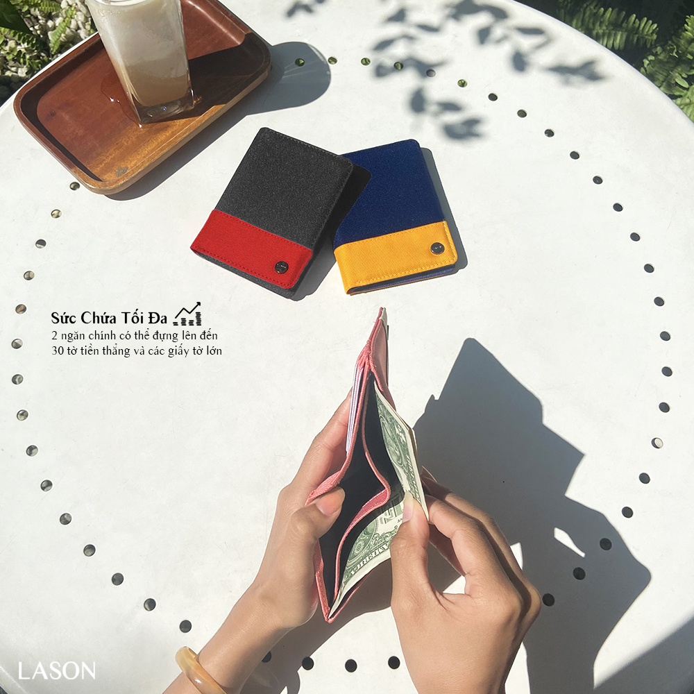 Ví DOLANTO BRAND® Triple Wallet - Đứng