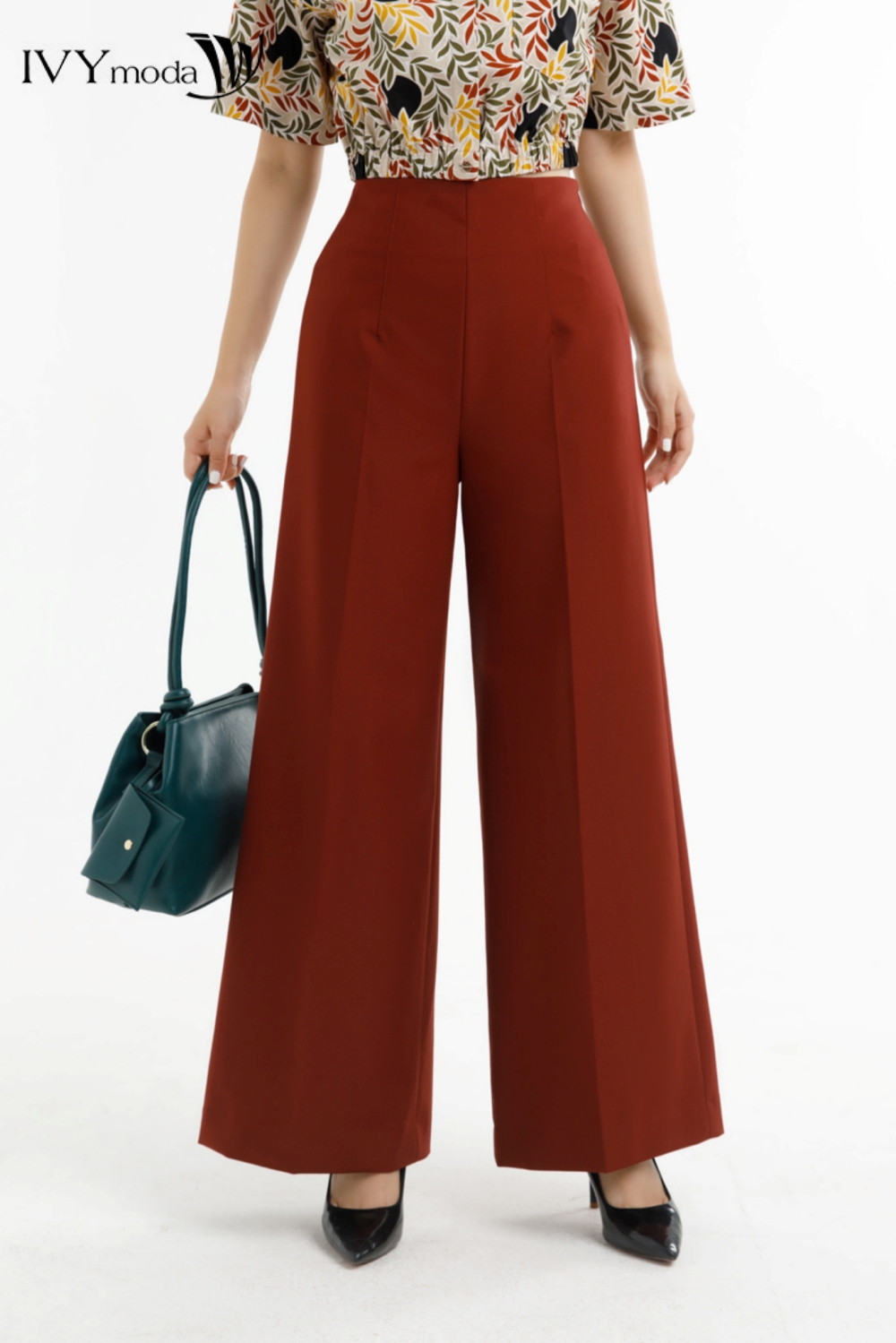 Quần dài ống rộng IVY moda MS 22M7617