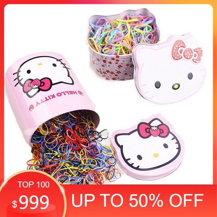 Hộp đựng chun buộc tóc Hello Kitty