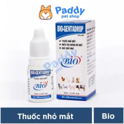 [HCM]Nhỏ Mắt Bio Genta Drop Cho Chó Mèo 10ml