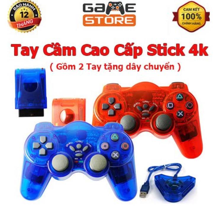 Tay cầm cao cấp Game Stick 4k M8, PS2 Tặng dây chuyển đổi – OEM – top1shop