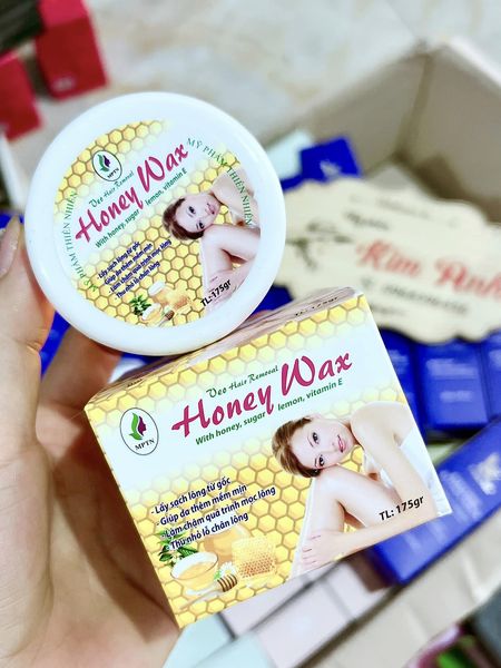 Kem tẩy lông - veo honey wax - tẩy lông triệt để - mẫu mới 175gram