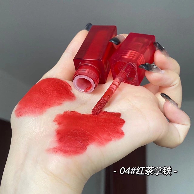 Son kem vỏ đỏ vuông HERORANGE Velvet